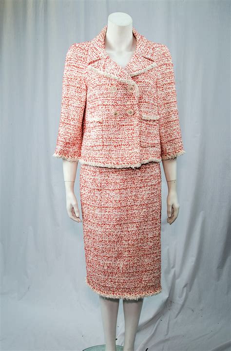 chanel tweed suit set|Chanel inspired tweed suit.